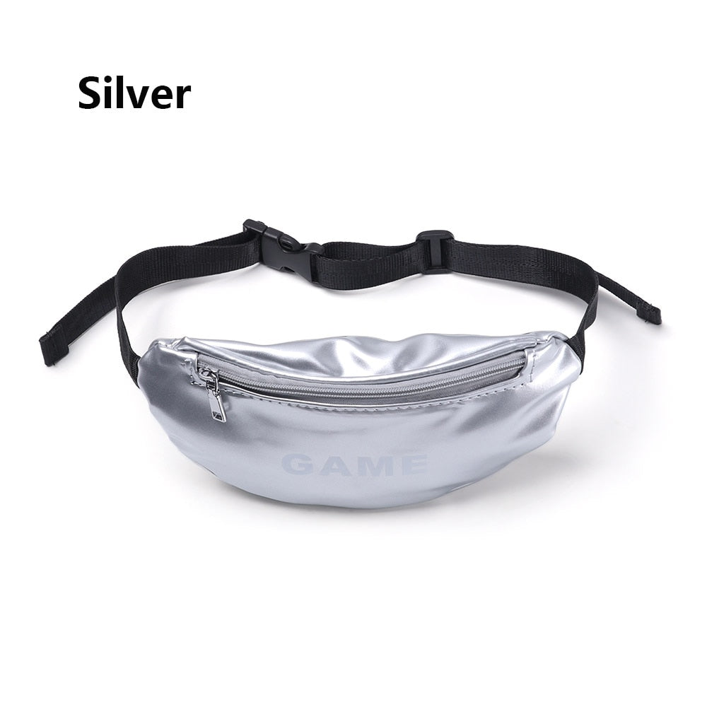 1Pcs New Hot Cute Colorful Children Waist Packs Kids Fanny Fashion Packs Boy Girl Money Crossbody Chest Belt Bag High Quality