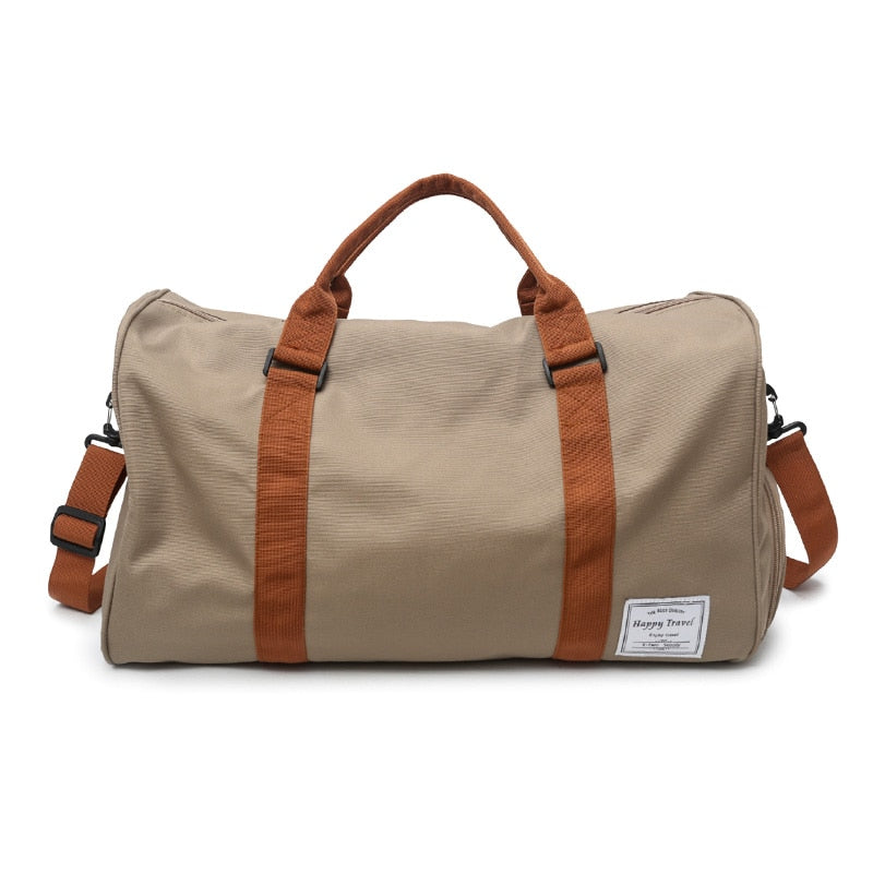 Travel Bag Short Tour Weekender Sports Gym Duffel Bag Water-Resistant Suitcase Luggage Shoulder Bag with Shoes Compartment