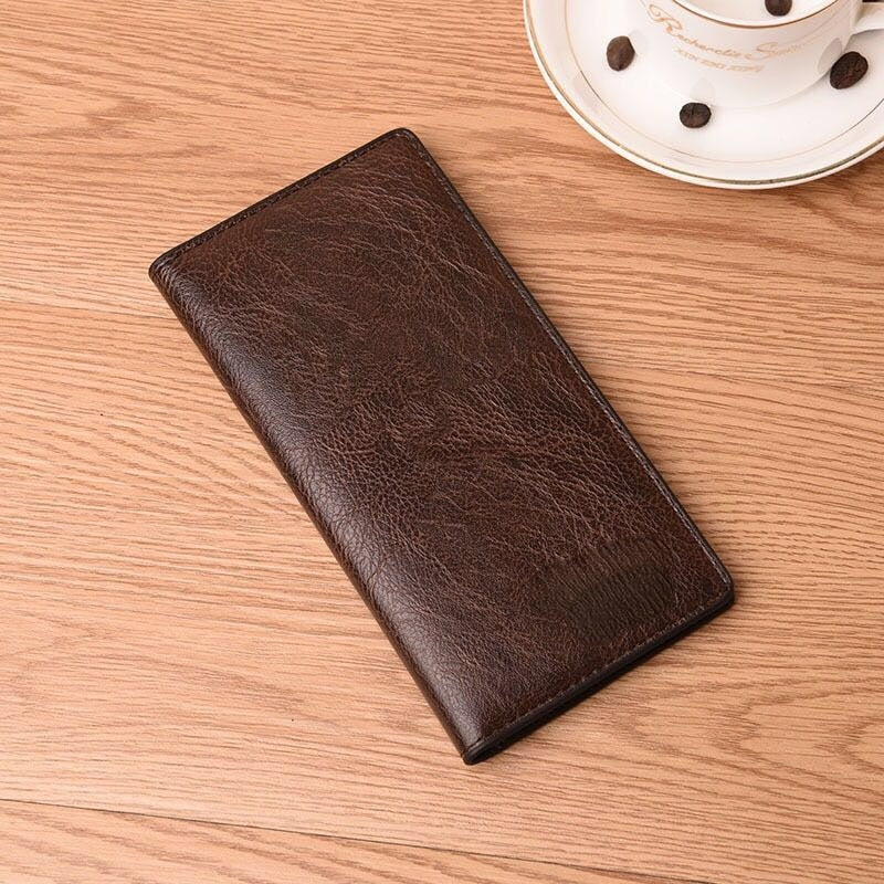 New Fashion Men Long Money Bag Multifunctional Wallets Business Brand Card Holder Coin Purse Men Money Purse