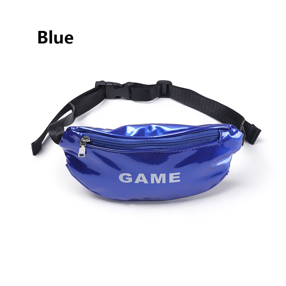 1Pcs New Hot Cute Colorful Children Waist Packs Kids Fanny Fashion Packs Boy Girl Money Crossbody Chest Belt Bag High Quality