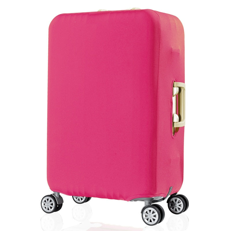 Travel thick elastic protective cover solid color luggage dust cover 9 color optional luggage cover Travel accessories