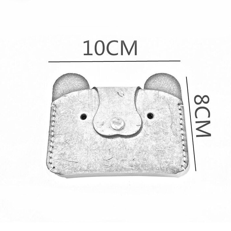 Bemoreal women wallets Genuine Leather Handmade luxury Organizer Wallets dog print coin bag Short Hasp misty wax leather Purse