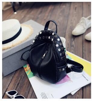 Mini Shoulder Bag Washing pu leather travel fashion multi-use package female chest bag three backpack tide package z779