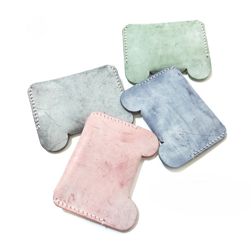Bemoreal women wallets Genuine Leather Handmade luxury Organizer Wallets dog print coin bag Short Hasp misty wax leather Purse
