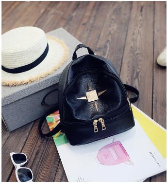 Mini Shoulder Bag Washing pu leather travel fashion multi-use package female chest bag three backpack tide package z779