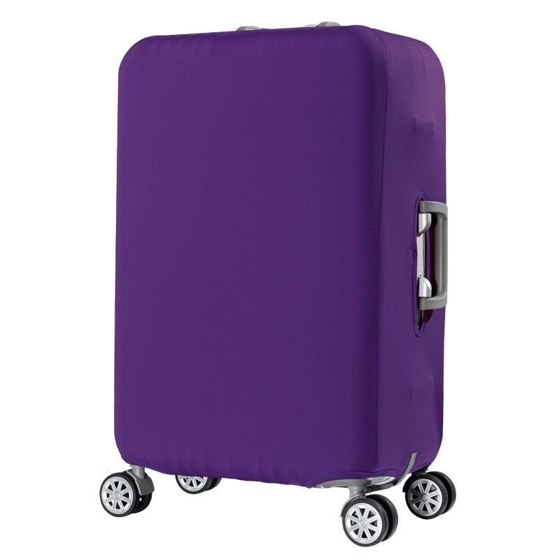 Travel thick elastic protective cover solid color luggage dust cover 9 color optional luggage cover Travel accessories