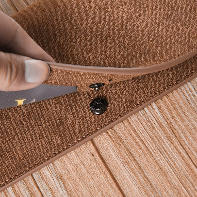 Long Simple Designer Men's Soft Leather Wallet With Hasp Man Slim Billfold Purse Card Holder 4 Colors