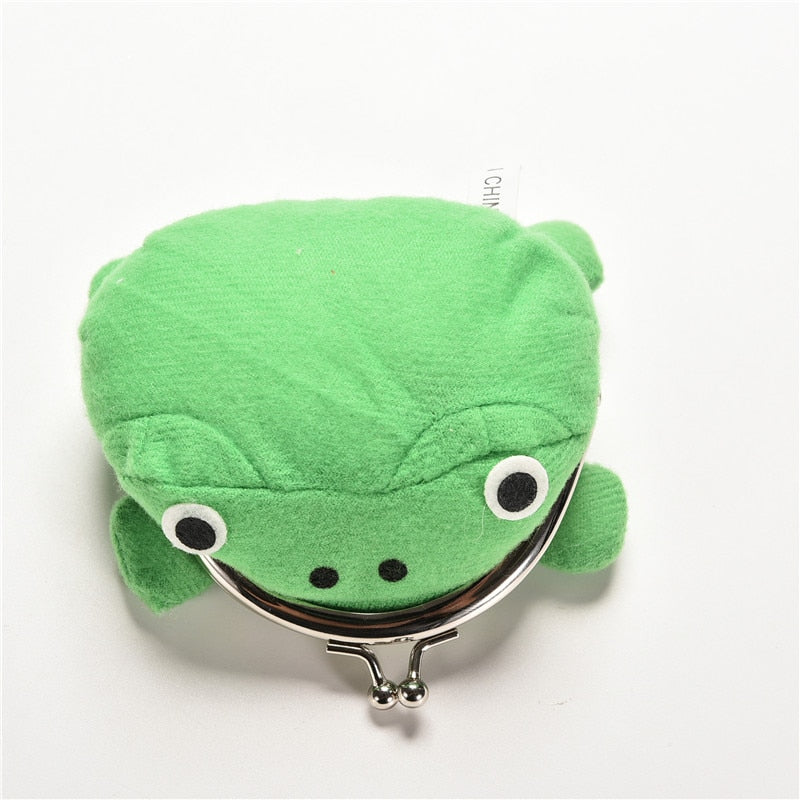 1PCS Hot Selling Frog Wallet Anime Cartoon Wallet Coin Purse Manga Flannel Wallet Cute Purse Coin Holder