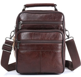 ZZNICK Men Bags Ipad Handbags Sheepskin Leather Male Messenger Purse Man Crossbody Shoulder Bag Men's Travel Bags 8101