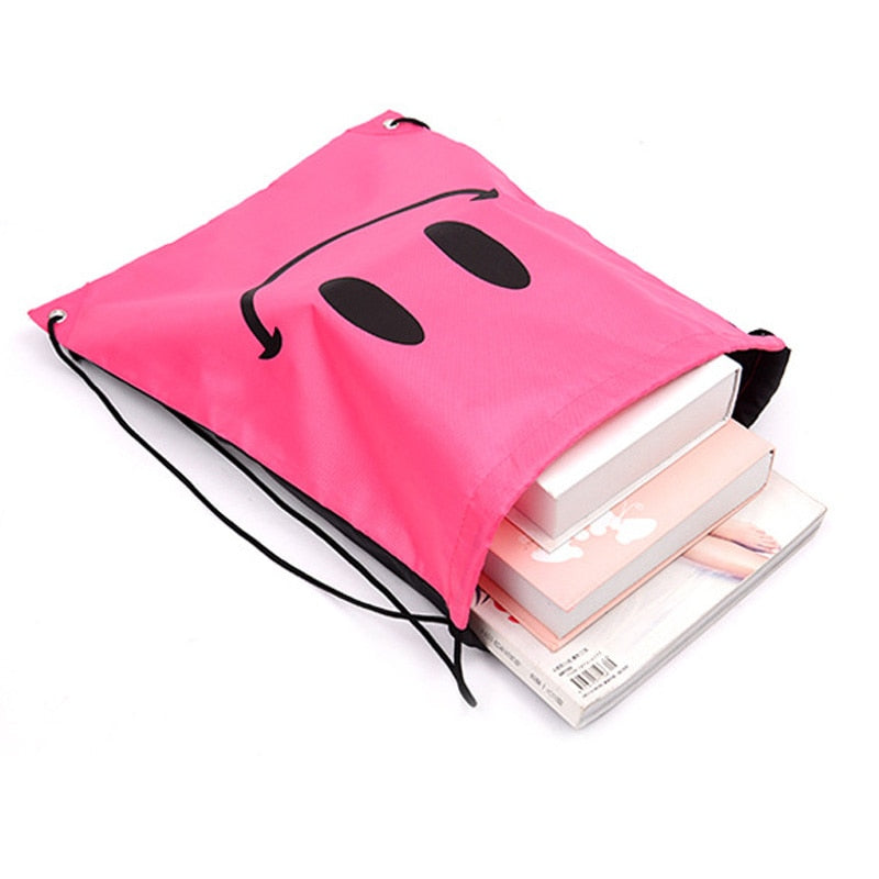 1pc Waterproof Drawstring Backpack Outdoor Travel Organizer Housekeeping Storage Bag for Clothes Shoes Kids Toy