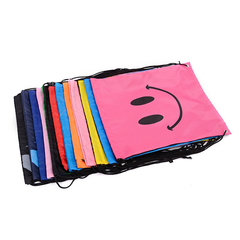 1pc Waterproof Drawstring Backpack Outdoor Travel Organizer Housekeeping Storage Bag for Clothes Shoes Kids Toy
