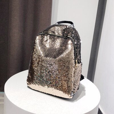 Sequins Women Backpacks Teenage Girls Rucksack Fashion Glitter Ladies schoolbag Large capacity female Travel Backpack bagpack