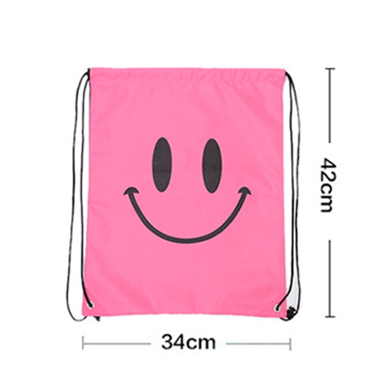 1pc Waterproof Drawstring Backpack Outdoor Travel Organizer Housekeeping Storage Bag for Clothes Shoes Kids Toy