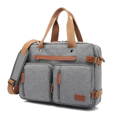 COOLBELL Convertible Backpack Messenger Shoulder Backpack 15.6/17.3 Inch Laptop Case Handbag Business Travel Rucksack Backpack