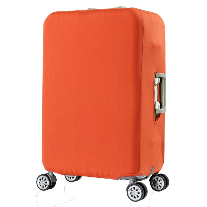 Travel thick elastic protective cover solid color luggage dust cover 9 color optional luggage cover Travel accessories