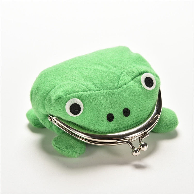 1PCS Hot Selling Frog Wallet Anime Cartoon Wallet Coin Purse Manga Flannel Wallet Cute Purse Coin Holder