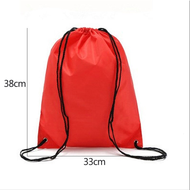 1pc Waterproof Drawstring Backpack Outdoor Travel Organizer Housekeeping Storage Bag for Clothes Shoes Kids Toy