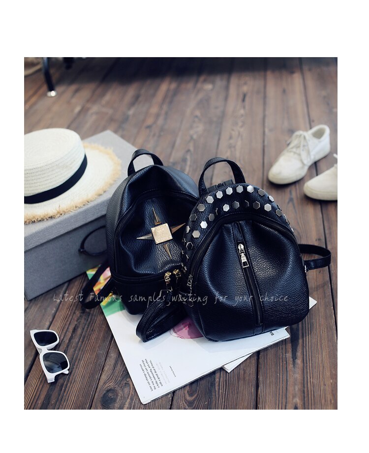 Mini Shoulder Bag Washing pu leather travel fashion multi-use package female chest bag three backpack tide package z779