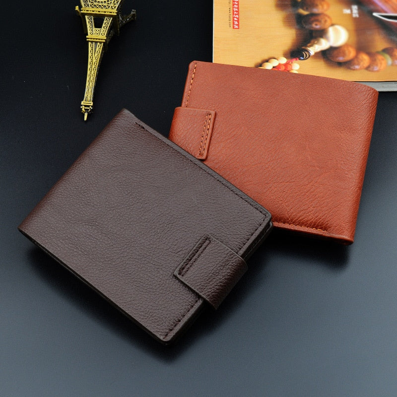 Soft Short Men Wallets 2019 New Casual Male Purses Credit Card Holder Small Clutch Purse Money Bag for Boy Vintage Men's Wallet