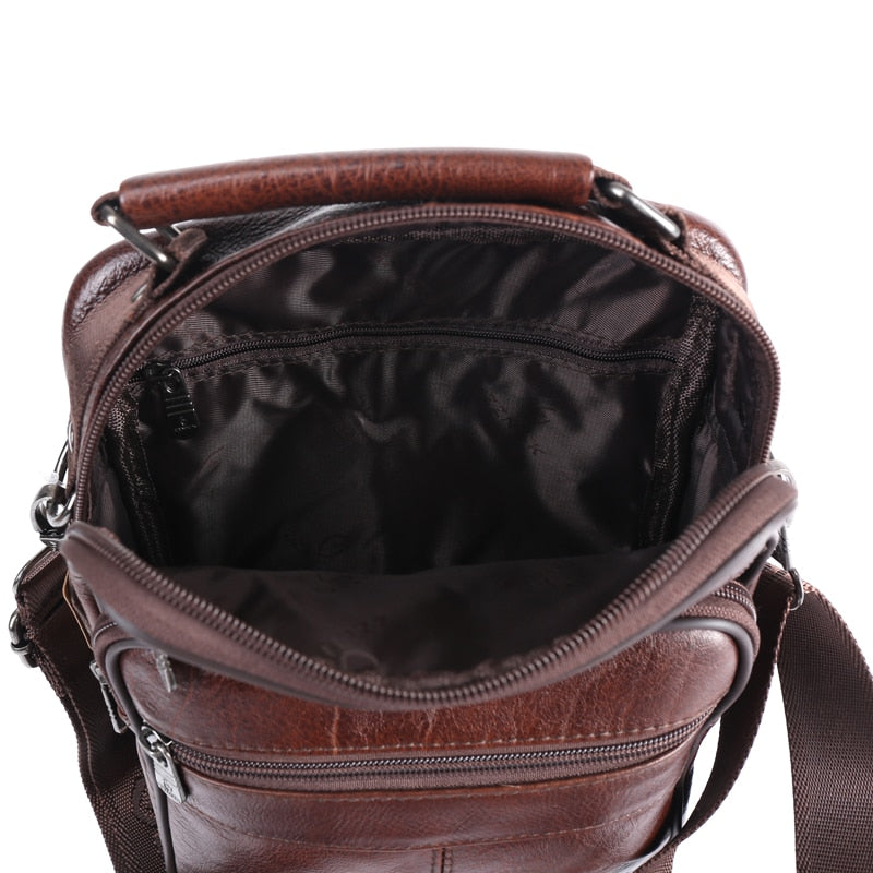 ZZNICK 2017 Men Bags Ipad Handbags Sheepskin Leather Male Messenger Purse Man Crossbody Shoulder Bag Men's Travel Bags 8101