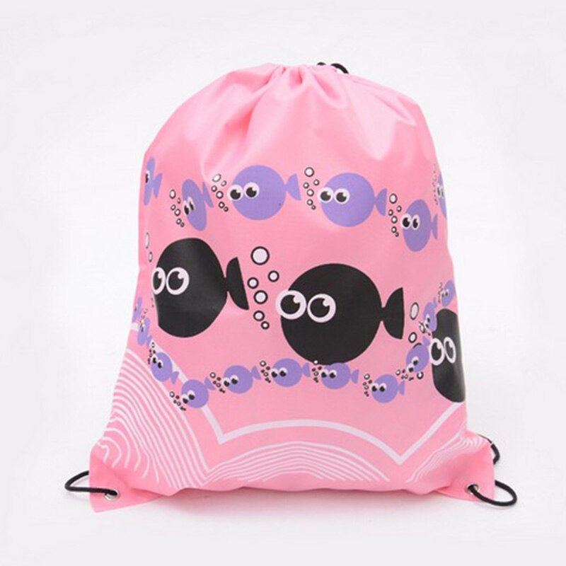 1pc Waterproof Drawstring Backpack Outdoor Travel Organizer Housekeeping Storage Bag for Clothes Shoes Kids Toy
