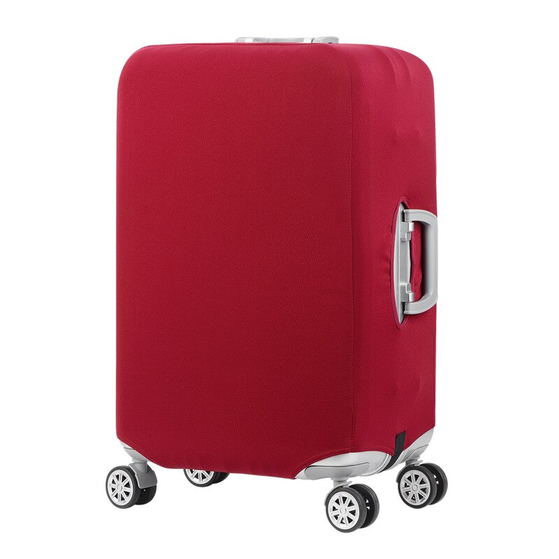Travel thick elastic protective cover solid color luggage dust cover 9 color optional luggage cover Travel accessories