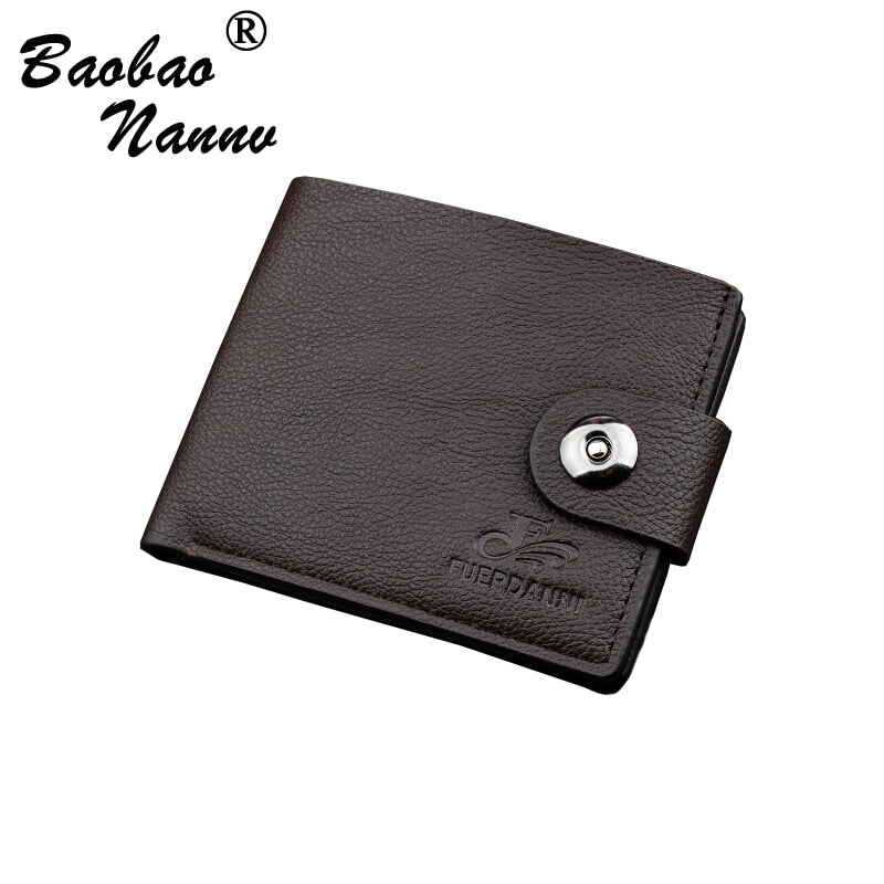 Soft Short Men Wallets 2019 New Casual Male Purses Credit Card Holder Small Clutch Purse Money Bag for Boy Vintage Men's Wallet