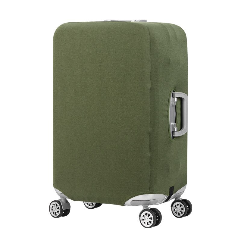 Travel thick elastic protective cover solid color luggage dust cover 9 color optional luggage cover Travel accessories