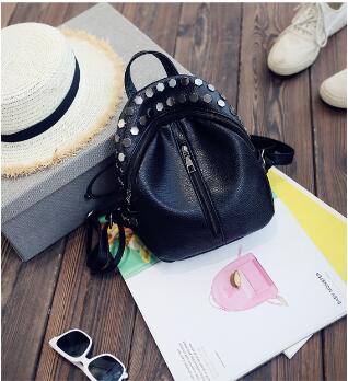 Mini Shoulder Bag Washing pu leather travel fashion multi-use package female chest bag three backpack tide package z779