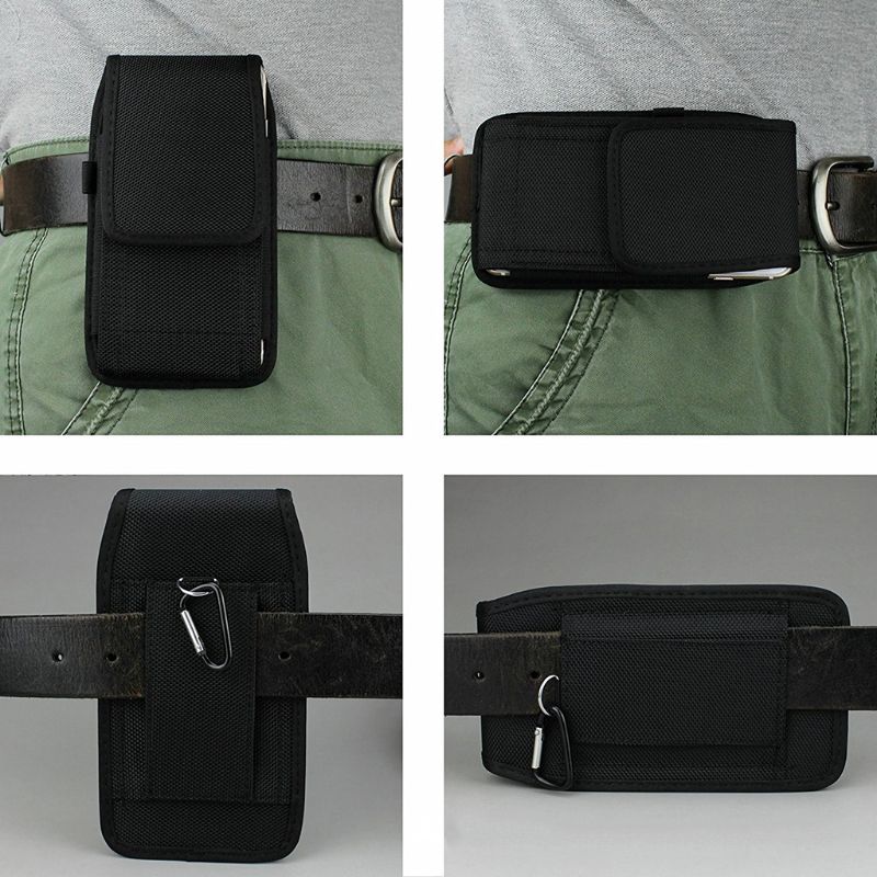 Portable high quality durable nylon purse Phone Pocket Hanging Waist Storage Bag Fanny Pack
