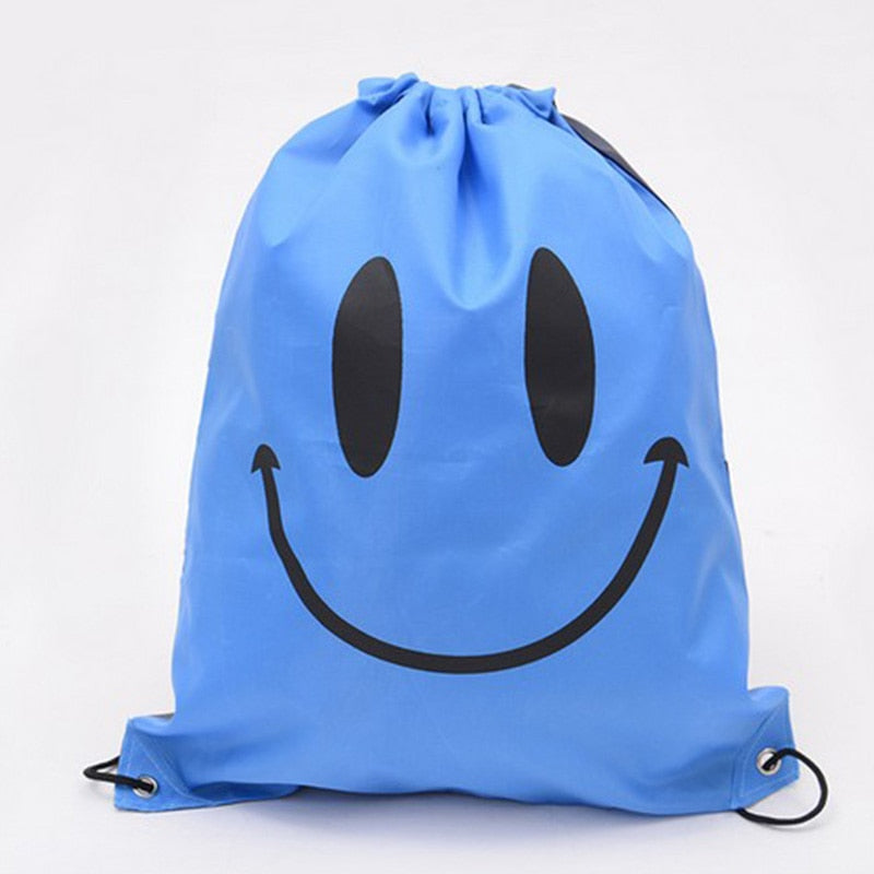 1pc Waterproof Drawstring Backpack Outdoor Travel Organizer Housekeeping Storage Bag for Clothes Shoes Kids Toy