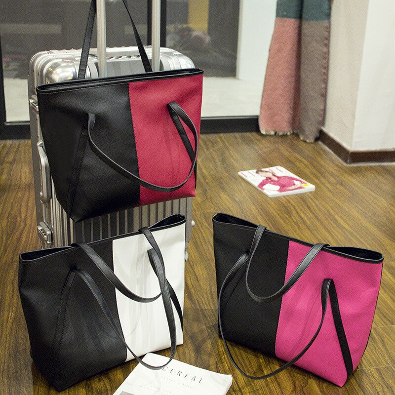 New Fashion Trend Single Shoulder Bag PU Personality Multi-Function Women Bag Large Capacity Handbag