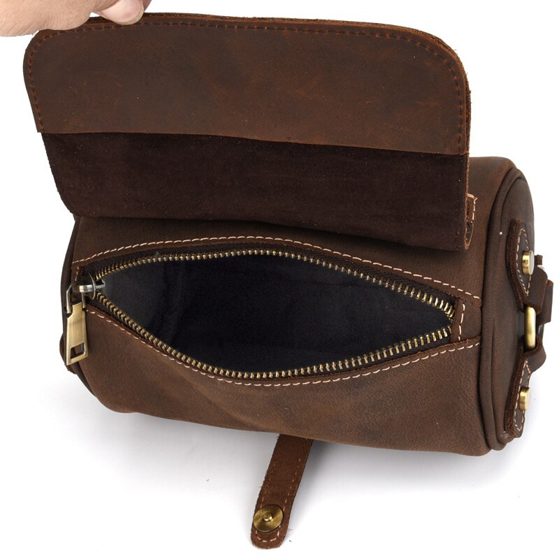Newsbirds Women Genuine Leather Shoulder Bag Round Shape Soft Crossbody Bag For Phone Wallets Personality messenger bag lady