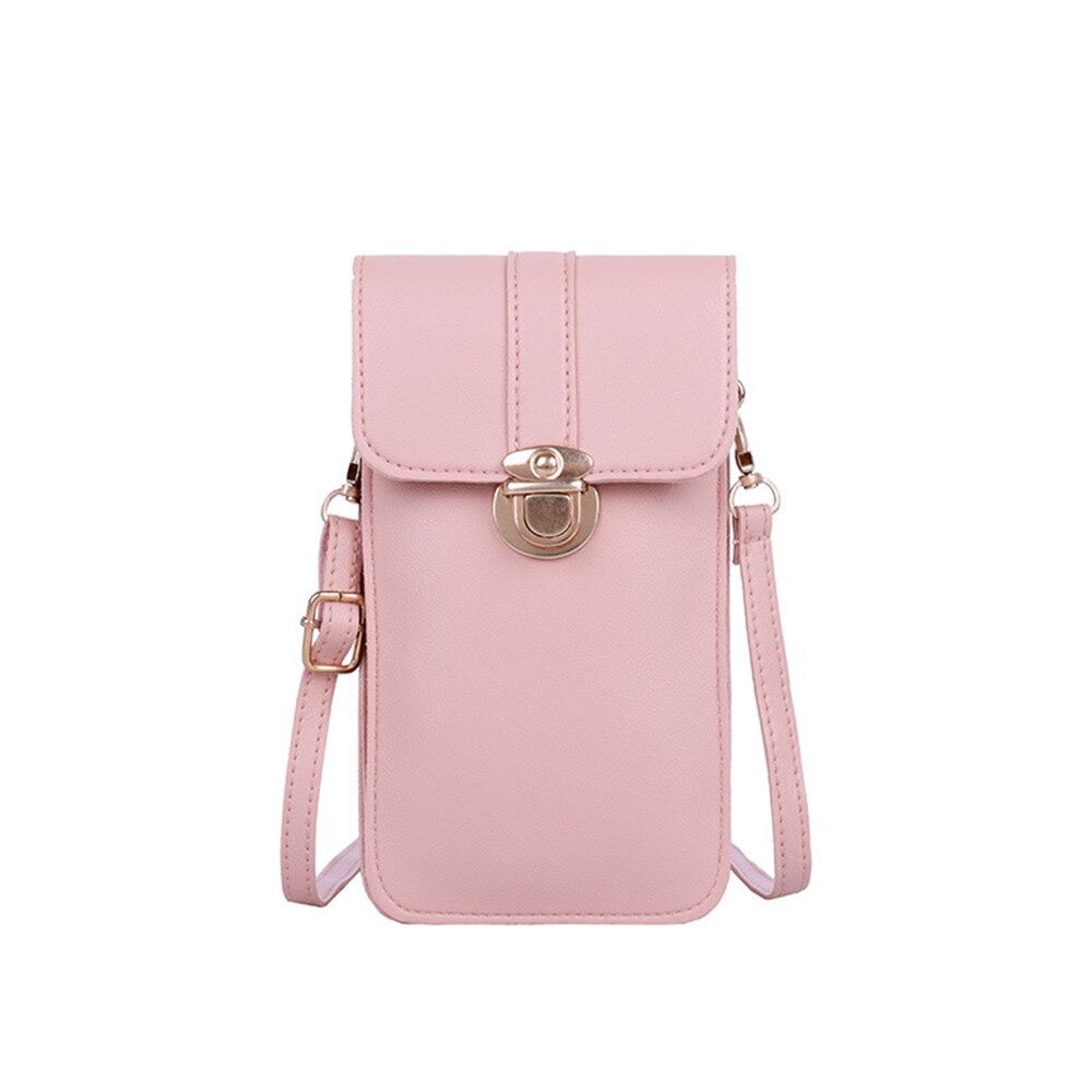Touch Screen Cell Phone Purse Smartphone Wallet Leather Shoulder Strap Handbag Women Bag For Iphone Wallet Shoulder Bags