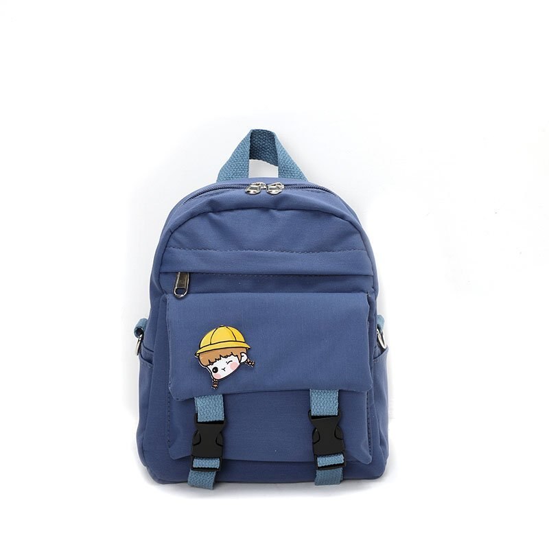 Kitten Women Backpack Fish Shoulders Bags Cute Women Black Bags Canvas Mini School Bags Multilayer Space Travel Bag New