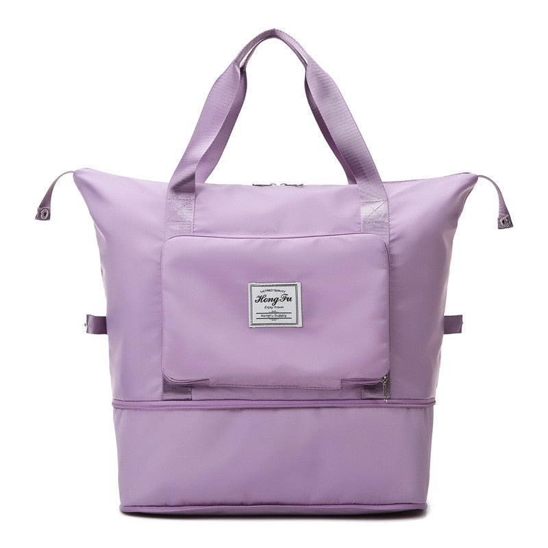 Large Capacity Foldable Travel Bags Waterproof Luggage Tote Handbag Travel Duffle Bag Gym Yoga Storage Shoulder Bag Unisex
