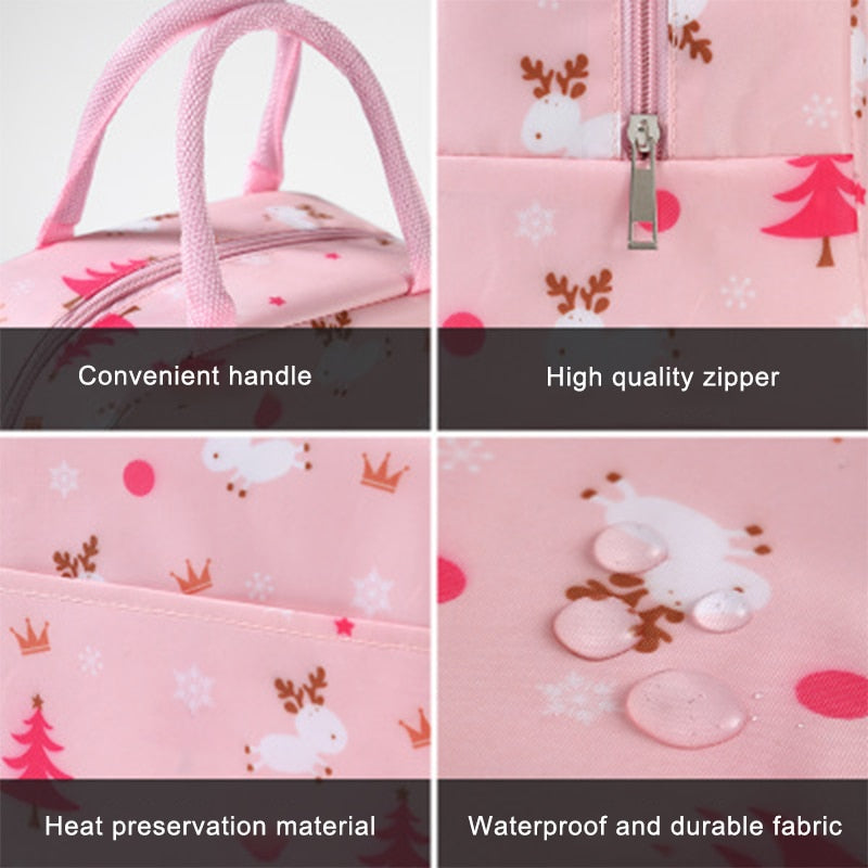 Insulated lunch bag For Women Kids Cooler Bag Thermal bag Portable Lunch Box Ice Pack Tote Food Picnic Bags Lunch Bags for Work