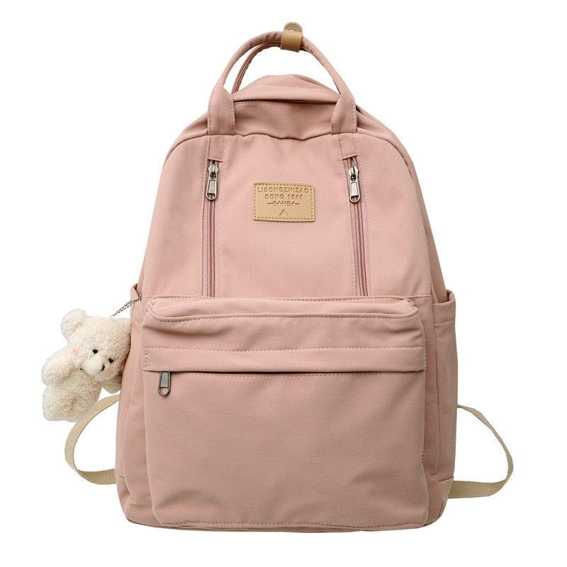 Women Backpack Nylon Waterproof Backpacks for Teenage Girls High School Preppy Female School Bag Backpack Travel
