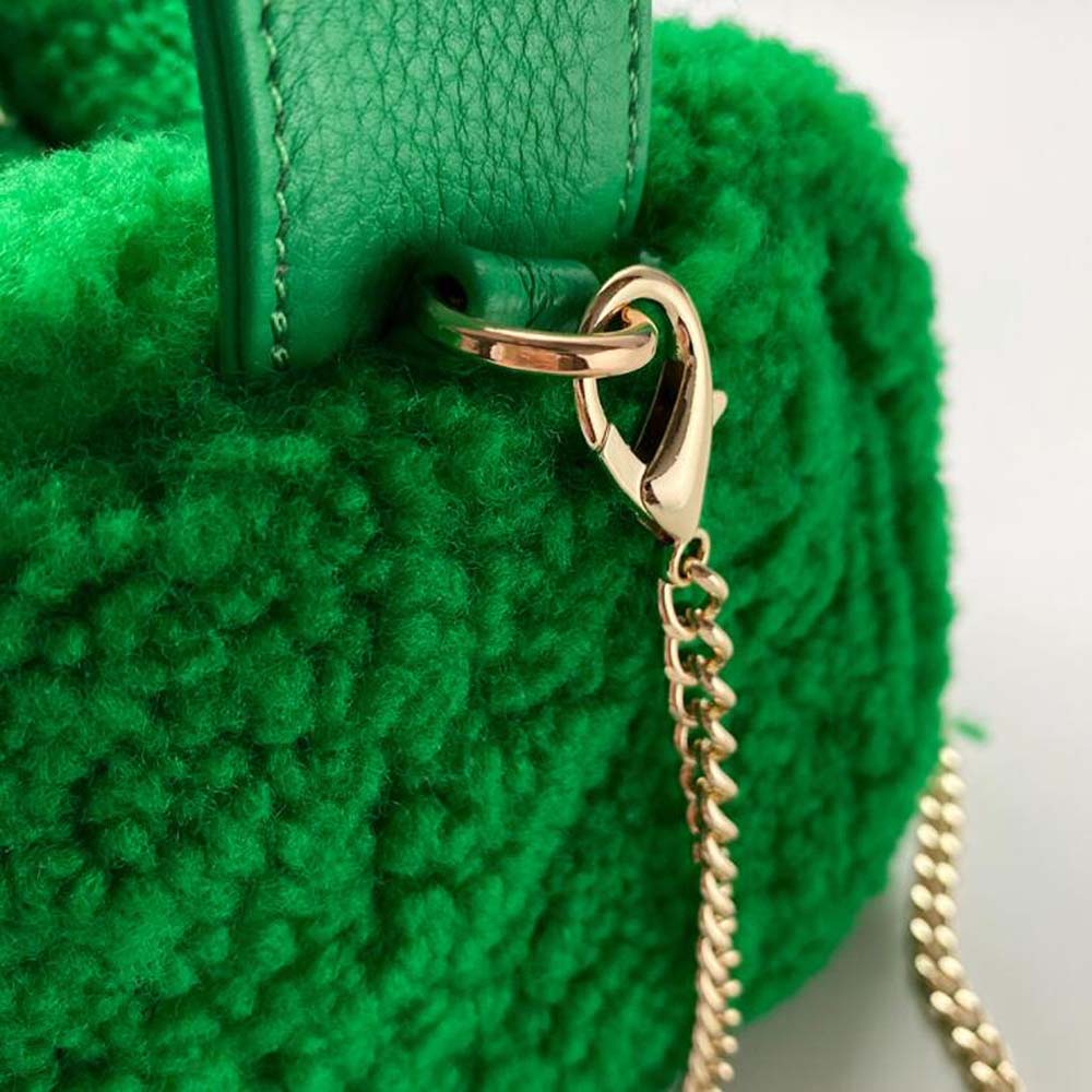 Women Furry Lambswool Handbags Fashion Design Soft Plush Cool Girls Messenger Shoulder Bags Crossbody Ladies Purse Handbags