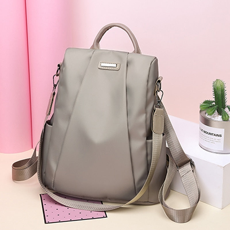 Women's Backpack PU Leather Backpacks Waterproof Rucksack Vintage School Bags For Girls Mochila Mujer Casual Bolsas Feminina
