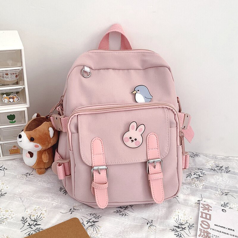 Mini Backpack Women Kawaii Shoulder Bag for Teenage Girls Multi-Function Small Bagpack Ladies Fashion Travle School Backpacks