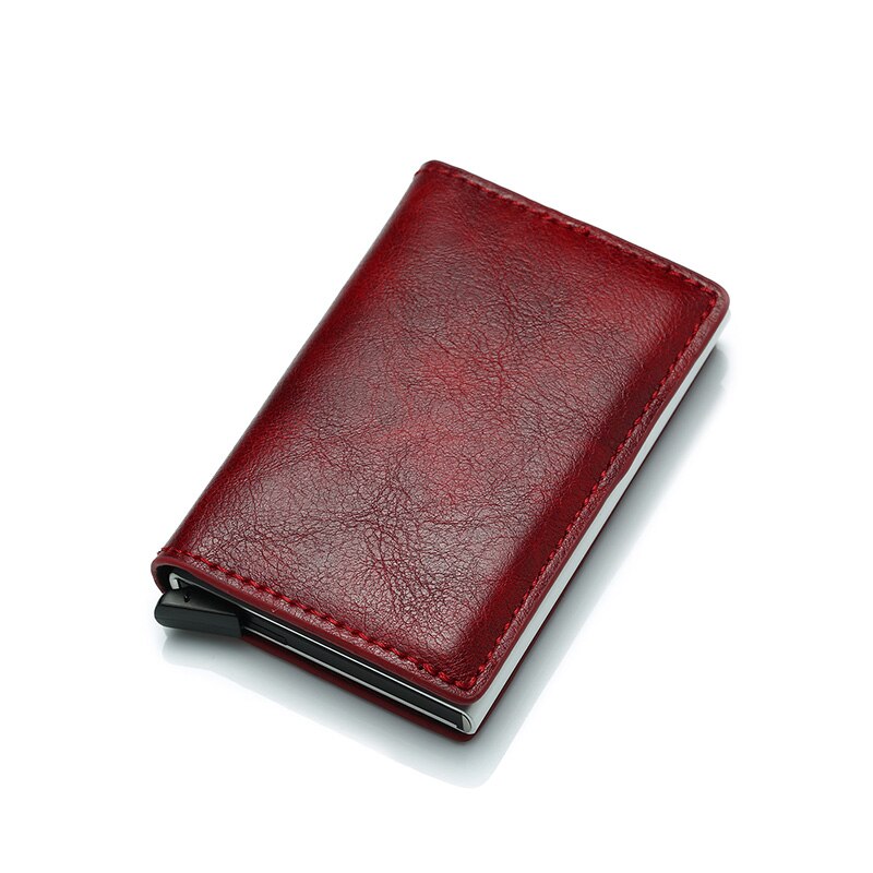 ZOVYVOL Antitheft Men Vintage Credit Card Holder Blocking Rfid Wallet Leather Unisex Security Wallet Leather Women Magic Wallet