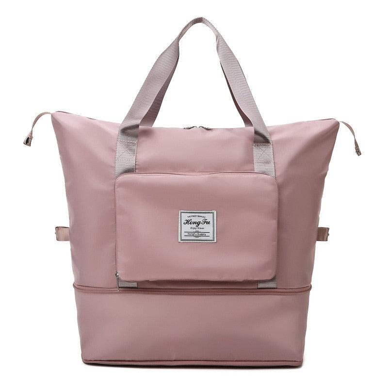 Large Capacity Foldable Travel Bags Waterproof Luggage Tote Handbag Travel Duffle Bag Gym Yoga Storage Shoulder Bag Unisex