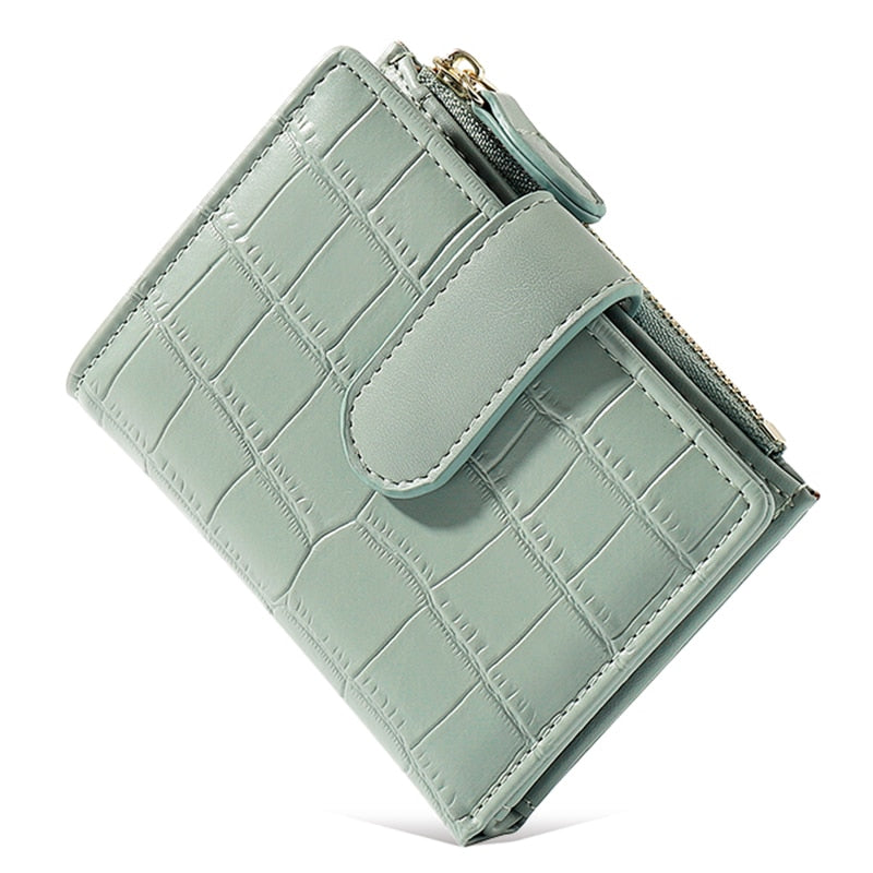 Fashion Stone Pattern Small Wallets PU Leather Coin Pures Ladies Popular Card Holder Mini New Design Standard Purses For Women