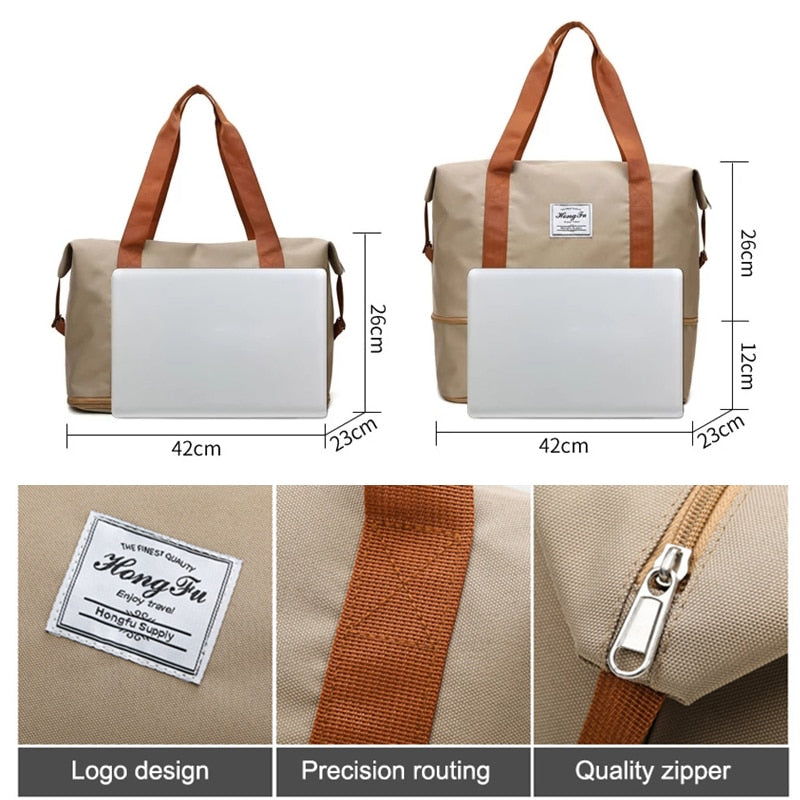 New Travel Bag Large Capacity Men Hand Luggage Travel Duffle Bags Weekend Bags Women Multifunctional Travel Bags Malas De Viagem