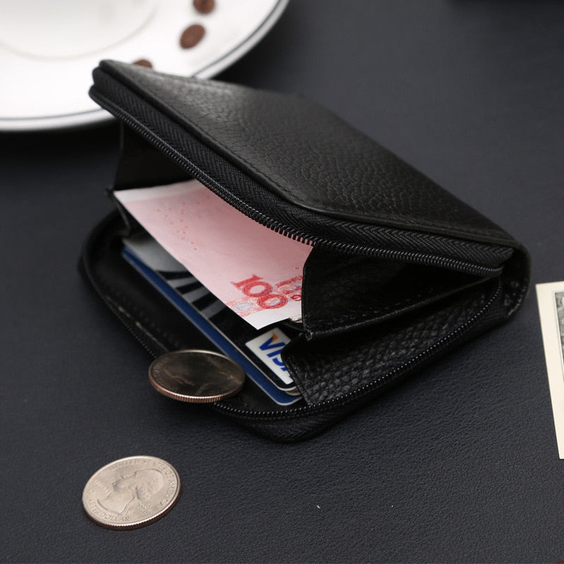 With Coin Bag Zipper Mini Wallets New Famous Brand Men Women Purse Thin Wallet Coin Purses Wallet Carteira Feminina