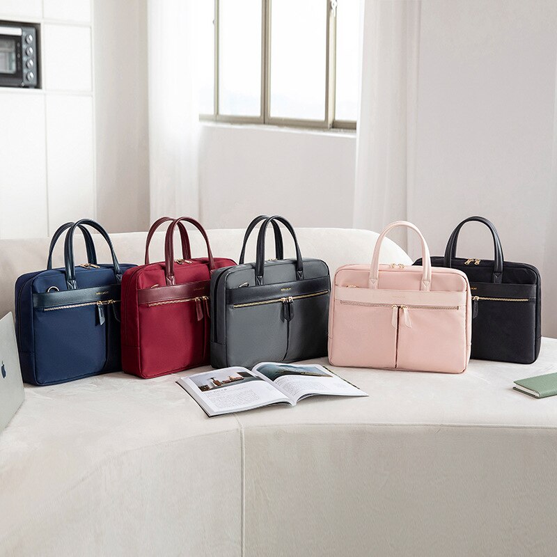 OYIXINGER Women's Briefcase Business Tote Messenger Bags For Female A4 Document Storage 13 14 15 Inch Laptop Bag For Macbook Hp
