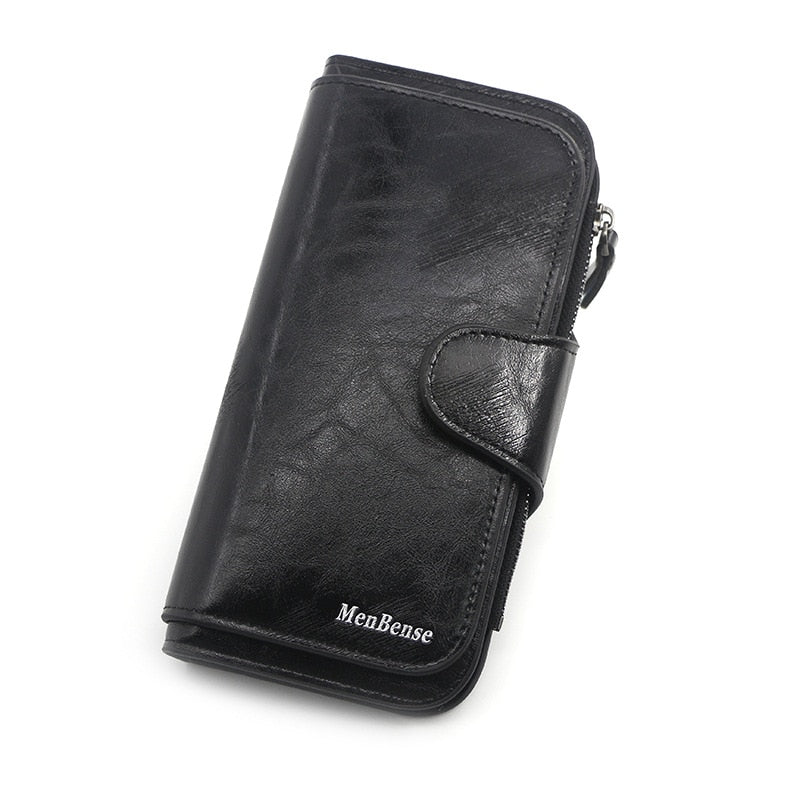 Women's wallet made of leather Wallets Three fold VINTAGE Womens purses mobile phone Purse Female Coin Purse Carteira Feminina