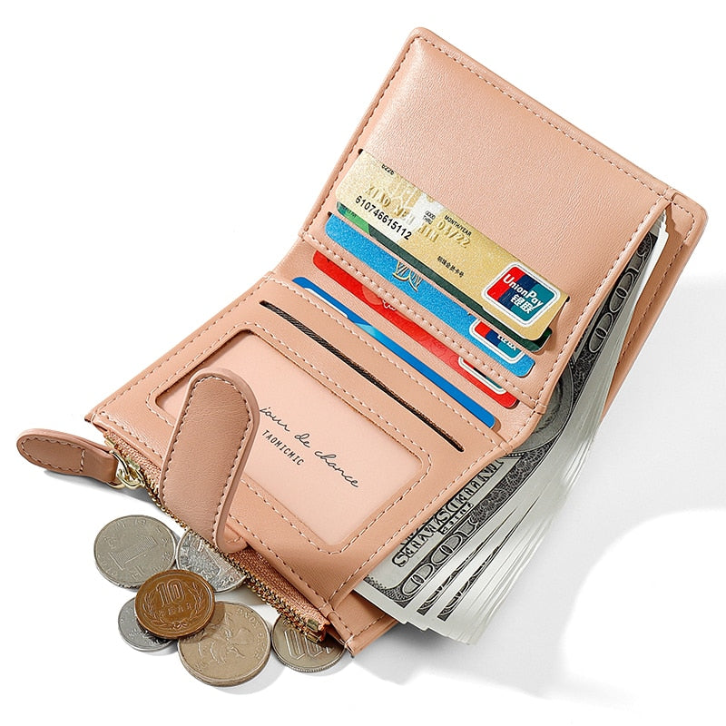 Fashion Stone Pattern Small Wallets PU Leather Coin Pures Ladies Popular Card Holder Mini New Design Standard Purses For Women