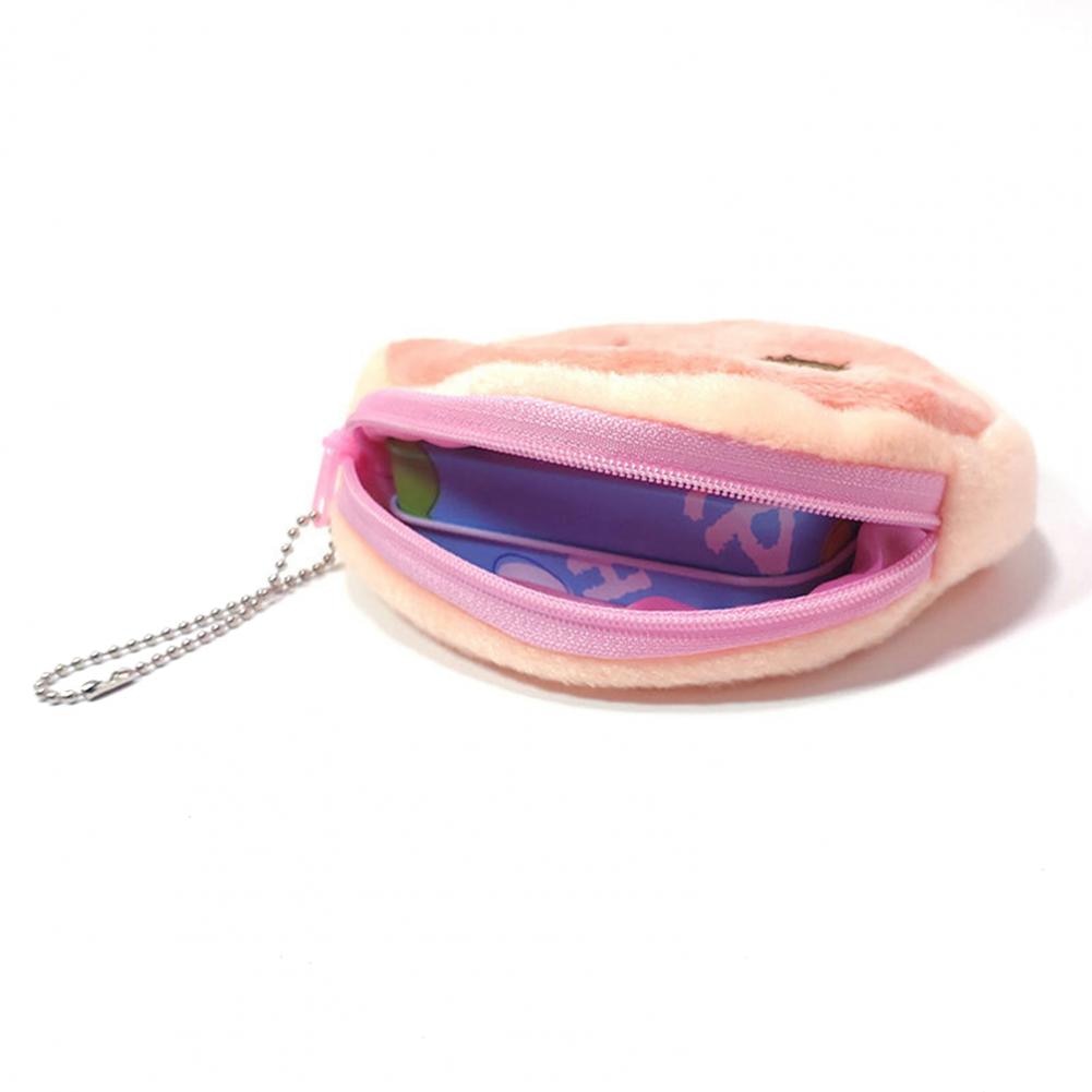 1Pcs Cartoon Mini Pig Nostril Pig Plush Butt Coin Purse Plush Toy Lovely Student Stuffed Animals Hand Bag Keychain Bags for Gift